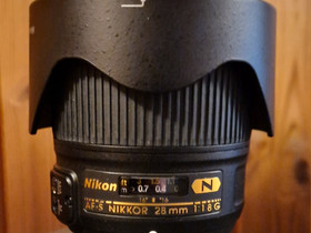AF-S Nikkor 28mm 1:1.8 G, Objektiivit, Kamerat ja valokuvaus, Jyväskylä, Tori.fi AF-S Nikkor 28mm 1:1.8 G, Objektiivit, Kamerat ja valokuvaus, Jyväskylä, Tori.fi