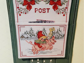 Ristipistomalli ja langat ( tonttu ja possu ), Käsityöt, Turku, Tori.fi Ristipistomalli ja langat ( tonttu ja possu ), Käsityöt, Turku, Tori.fi