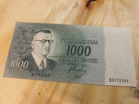 1000mk seteli, Rahat ja mitalit, Keräily, Akaa, Tori.fi 1000mk seteli, Rahat ja mitalit, Keräily, Akaa, Tori.fi
