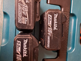 Makita 18v akku, Työkalut, tikkaat ja laitteet, Rakennustarvikkeet ja työkalut, Siikajoki, Tori.fi Makita 18v akku, Työkalut, tikkaat ja laitteet, Rakennustarvikkeet ja työkalut, Siikajoki, Tori.fi