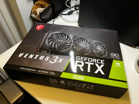 MSI RTX 3060 VENTUS 3X 12GB OC -näytönohjain, Komponentit, Tietokoneet ja lisälaitteet, Helsinki, Tori.fi MSI RTX 3060 VENTUS 3X 12GB OC -näytönohjain, Komponentit, Tietokoneet ja lisälaitteet, Helsinki, Tori.fi