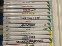 Nintendo Wii pelit 18 kpl nippu yhteensä