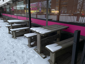 Puinen ulkoryhmä , pöytä ja kaksi penkkiä, Pihakalusteet ja grillit, Piha ja puutarha, Huittinen, Tori.fi Puinen ulkoryhmä , pöytä ja kaksi penkkiä, Pihakalusteet ja grillit, Piha ja puutarha, Huittinen, Tori.fi