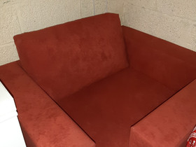 2 kpl punaisia levitettäviä nojatuoleja, Sohvat ja nojatuolit, Sisustus ja huonekalut, Muonio, Tori.fi