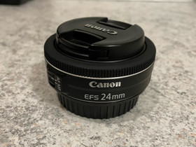 Canon ef-s 24mm f2.8 stm, Objektiivit, Kamerat ja valokuvaus, Rauma, Tori.fi