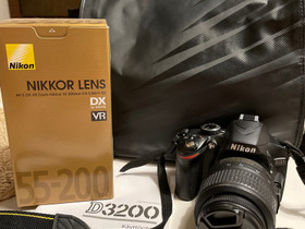 Nikon D3200 järjestelmäkamera, Kamerat, Kamerat ja valokuvaus, Kaarina, Tori.fi Nikon D3200 järjestelmäkamera, Kamerat, Kamerat ja valokuvaus, Kaarina, Tori.fi