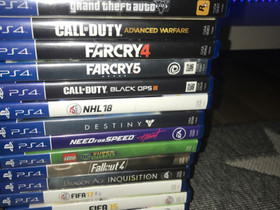 Ps4 pelejä, Pelikonsolit ja pelaaminen, Viihde-elektroniikka, Vaasa, Tori.fi Ps4 pelejä, Pelikonsolit ja pelaaminen, Viihde-elektroniikka, Vaasa, Tori.fi