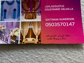 Juhla sisustus halvalla, Palvelut, Helsinki, Tori.fi Juhla sisustus halvalla, Palvelut, Helsinki, Tori.fi