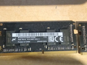 So-dimm pc4-2400t-sc0-11 4gb x2, Komponentit, Tietokoneet ja lisälaitteet, Kouvola, Tori.fi So-dimm pc4-2400t-sc0-11 4gb x2, Komponentit, Tietokoneet ja lisälaitteet, Kouvola, Tori.fi