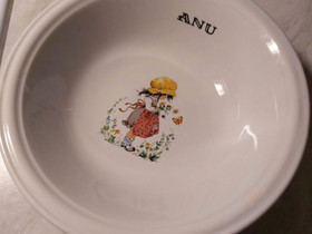 Anu nimikulho Retro, Ruokailuastiat ja aterimet, Keittiötarvikkeet ja astiat, Ikaalinen, Tori.fi Anu nimikulho Retro, Ruokailuastiat ja aterimet, Keittiötarvikkeet ja astiat, Ikaalinen, Tori.fi