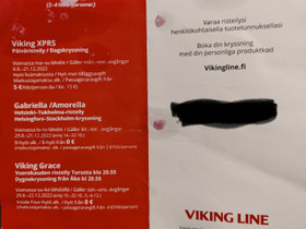 Viking line etuseteli/-koodi, Matkat, risteilyt ja lentoliput, Matkat ja liput, Helsinki, Tori.fi