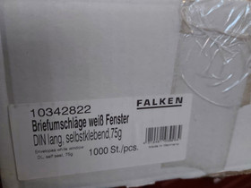 Falken kirjekuoret 1500 kpl, Liikkeille ja yrityksille, Helsinki, Tori.fi Falken kirjekuoret 1500 kpl, Liikkeille ja yrityksille, Helsinki, Tori.fi
