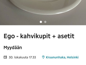 Ego kahvikuppi, Kahvikupit, mukit ja lasit, Keittiötarvikkeet ja astiat, Tampere, Tori.fi Ego kahvikuppi, Kahvikupit, mukit ja lasit, Keittiötarvikkeet ja astiat, Tampere, Tori.fi