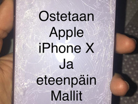 Ost Apple iPhone X ja eteenpäin Mallit, Puhelimet, Puhelimet ja tarvikkeet, Helsinki, Tori.fi Ost Apple iPhone X ja eteenpäin Mallit, Puhelimet, Puhelimet ja tarvikkeet, Helsinki, Tori.fi