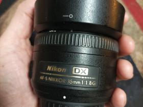 AF-S DX NIKKOR 35mm f/1.8G, Objektiivit, Kamerat ja valokuvaus, Kotka, Tori.fi AF-S DX NIKKOR 35mm f/1.8G, Objektiivit, Kamerat ja valokuvaus, Kotka, Tori.fi