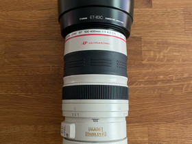 Canon EF 100-400mm f/4,5-5,6 L IS USM, Objektiivit, Kamerat ja valokuvaus, Valkeakoski, Tori.fi