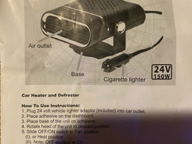 Auton lämmitin, tuulilasin huurteenpoisto, Lisävarusteet ja autotarvikkeet, Auton varaosat ja tarvikkeet, Vantaa, Tori.fi Auton lämmitin, tuulilasin huurteenpoisto, Lisävarusteet ja autotarvikkeet, Auton varaosat ja tarvikkeet, Vantaa, Tori.fi