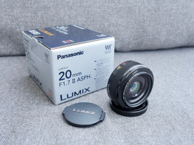 Panasonic Lumix 20mm f1.7 ii, Objektiivit, Kamerat ja valokuvaus, Helsinki, Tori.fi Panasonic Lumix 20mm f1.7 ii, Objektiivit, Kamerat ja valokuvaus, Helsinki, Tori.fi