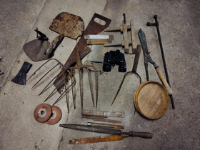 Vanhoja työkaluja, Työkalut, tikkaat ja laitteet, Rakennustarvikkeet ja työkalut, Lappeenranta, Tori.fi
