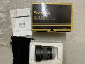 Samyang 8mm F3.5 CS fisheye Nikon, Objektiivit, Kamerat ja valokuvaus, Oulu, Tori.fi Samyang 8mm F3.5 CS fisheye Nikon, Objektiivit, Kamerat ja valokuvaus, Oulu, Tori.fi