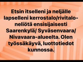 Äiti ja neljä lasta etsii asuntoa, Vuokrattavat asunnot, Asunnot, Rovaniemi, Tori.fi Äiti ja neljä lasta etsii asuntoa, Vuokrattavat asunnot, Asunnot, Rovaniemi, Tori.fi