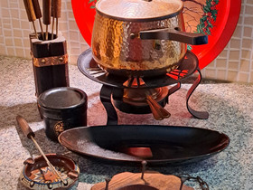 Kuparinen fondue setti yms, Astiat, Keräily, Varkaus, Tori.fi Kuparinen fondue setti yms, Astiat, Keräily, Varkaus, Tori.fi