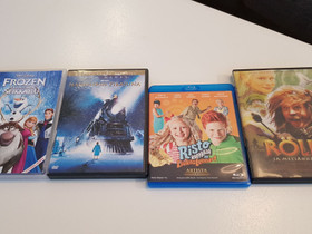 3 DVD:tä + 1 Blu-ray lasten elokuvia, Elokuvat, Jyväskylä, Tori.fi