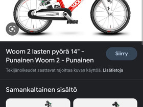 Woom 3, Lasten pyörät, Polkupyörät ja pyöräily, Helsinki, Tori.fi