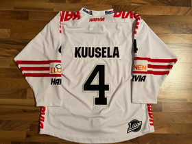 Kimi Kuusela #4 JYP game worn pelipaita, Jääkiekko ja luistelu, Urheilu ja ulkoilu, Jyväskylä, Tori.fi Kimi Kuusela #4 JYP game worn pelipaita, Jääkiekko ja luistelu, Urheilu ja ulkoilu, Jyväskylä, Tori.fi