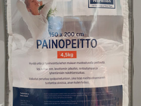 Painopeitto 4,5kg, Sängyt ja makuuhuone, Sisustus ja huonekalut, Asikkala, Tori.fi Painopeitto 4,5kg, Sängyt ja makuuhuone, Sisustus ja huonekalut, Asikkala, Tori.fi