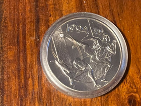 100 mk.EM kisa hopea kolikko, Rahat ja mitalit, Keräily, Joensuu, Tori.fi 100 mk.EM kisa hopea kolikko, Rahat ja mitalit, Keräily, Joensuu, Tori.fi