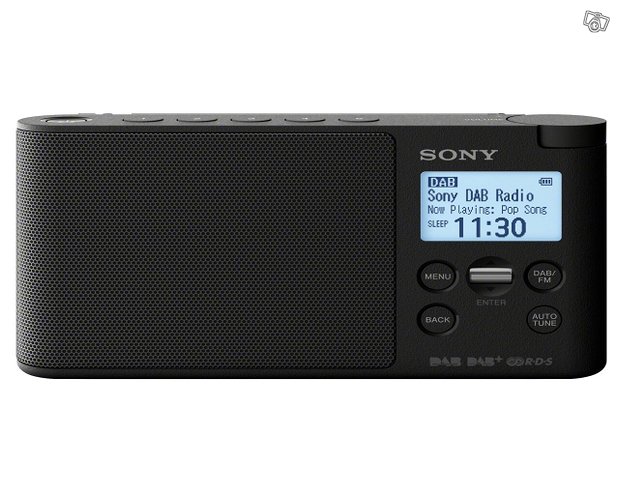 Sony kannettava radio XDR-S41D (musta) - Gigant...