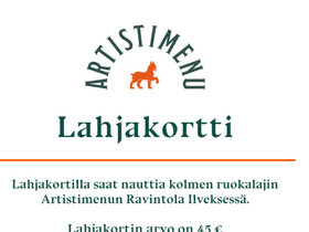 Lahjakortti ravintola ilves, Keikat, konsertit ja tapahtumat, Matkat ja liput, Helsinki, Tori.fi Lahjakortti ravintola ilves, Keikat, konsertit ja tapahtumat, Matkat ja liput, Helsinki, Tori.fi