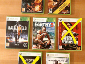 Xbox 360 -pelejä (3-15e/kpl), Pelikonsolit ja pelaaminen, Viihde-elektroniikka, Ylöjärvi, Tori.fi Xbox 360 -pelejä (3-15e/kpl), Pelikonsolit ja pelaaminen, Viihde-elektroniikka, Ylöjärvi, Tori.fi