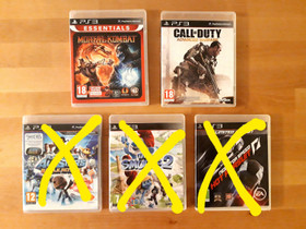 PS 3 -pelejä (7-8e/kpl), Pelikonsolit ja pelaaminen, Viihde-elektroniikka, Ylöjärvi, Tori.fi PS 3 -pelejä (7-8e/kpl), Pelikonsolit ja pelaaminen, Viihde-elektroniikka, Ylöjärvi, Tori.fi