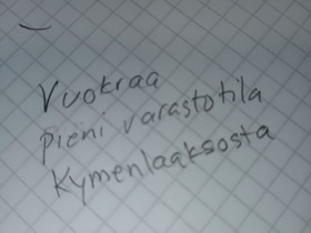 Varastointitila, Autotallit ja varastot, Kouvola, Tori.fi Varastointitila, Autotallit ja varastot, Kouvola, Tori.fi