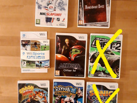 Wii-pelejä (5-16e/kpl), Pelikonsolit ja pelaaminen, Viihde-elektroniikka, Ylöjärvi, Tori.fi Wii-pelejä (5-16e/kpl), Pelikonsolit ja pelaaminen, Viihde-elektroniikka, Ylöjärvi, Tori.fi