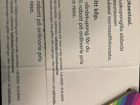 Silja line / Tallink. Alennuskuponki. 31.5. asti, Matkat, risteilyt ja lentoliput, Matkat ja liput, Helsinki, Tori.fi Silja line / Tallink. Alennuskuponki. 31.5. asti, Matkat, risteilyt ja lentoliput, Matkat ja liput, Helsinki, Tori.fi