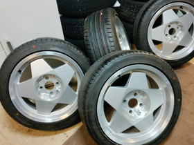 Alut 7,5x16" 4x100 205/45/16" kesäkumeilla, Renkaat ja vanteet, Hattula, Tori.fi Alut 7,5x16" 4x100 205/45/16" kesäkumeilla, Renkaat ja vanteet, Hattula, Tori.fi