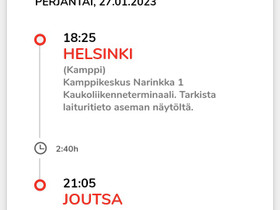 Onnibus 2 kpl menopaluu Helsinki-Joutsa, Matkat, risteilyt ja lentoliput, Matkat ja liput, Vantaa, Tori.fi Onnibus 2 kpl menopaluu Helsinki-Joutsa, Matkat, risteilyt ja lentoliput, Matkat ja liput, Vantaa, Tori.fi