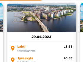 Onkibus 29.1 Lti-Jkl, Matkat, risteilyt ja lentoliput, Matkat ja liput, Lahti, Tori.fi Onkibus 29.1 Lti-Jkl, Matkat, risteilyt ja lentoliput, Matkat ja liput, Lahti, Tori.fi