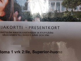 Hotelli-kylpylä lahjakortti, Matkat, risteilyt ja lentoliput, Matkat ja liput, Vantaa, Tori.fi Hotelli-kylpylä lahjakortti, Matkat, risteilyt ja lentoliput, Matkat ja liput, Vantaa, Tori.fi