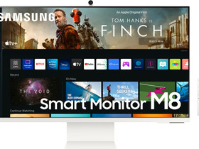 Samsung Smart Monitor M8 32" näyttö (valkoinen), Oheislaitteet, Tietokoneet ja lisälaitteet, Raisio, Tori.fi