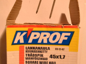 Kuumasinkitty lankanaula 45x1,7, Muu rakentaminen ja remontointi, Rakennustarvikkeet ja työkalut, Pori, Tori.fi Kuumasinkitty lankanaula 45x1,7, Muu rakentaminen ja remontointi, Rakennustarvikkeet ja työkalut, Pori, Tori.fi