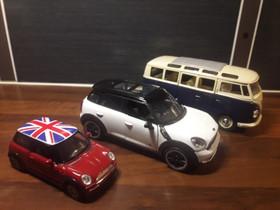 Mini Cooper & Volkswagen Bus pikkuautot, Muu keräily, Keräily, Laihia, Tori.fi