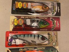 Buster jerkit, Vieheet ja uistimet, Metsästys ja kalastus, Turku, Tori.fi Buster jerkit, Vieheet ja uistimet, Metsästys ja kalastus, Turku, Tori.fi