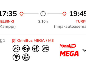 M: Bussilippu Hki-Turku 2.2, Matkat, risteilyt ja lentoliput, Matkat ja liput, Rääkkylä, Tori.fi M: Bussilippu Hki-Turku 2.2, Matkat, risteilyt ja lentoliput, Matkat ja liput, Rääkkylä, Tori.fi