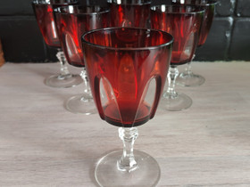 Vintage Crystal d'Arques Ruby Gothic viinilasit, Kahvikupit, mukit ja lasit, Keittiötarvikkeet ja astiat, Salo, Tori.fi Vintage Crystal d'Arques Ruby Gothic viinilasit, Kahvikupit, mukit ja lasit, Keittiötarvikkeet ja astiat, Salo, Tori.fi