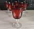 Vintage Crystal d'Arques Ruby Gothic viinilasit