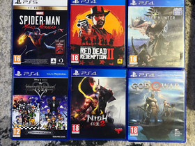 Playstation 4 ja 5 pelejä, Pelikonsolit ja pelaaminen, Viihde-elektroniikka, Lahti, Tori.fi Playstation 4 ja 5 pelejä, Pelikonsolit ja pelaaminen, Viihde-elektroniikka, Lahti, Tori.fi